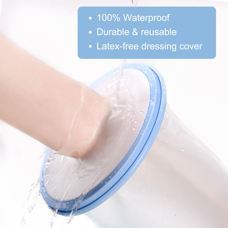 [Australia] - Apasiri Plaster Shower Protection Leg Adults, Cast Protection Lower Leg Waterproof for Plaster Bandages, Bandages, Leg Protection Showering Keep Your Leg Dry Adult Lower Leg 