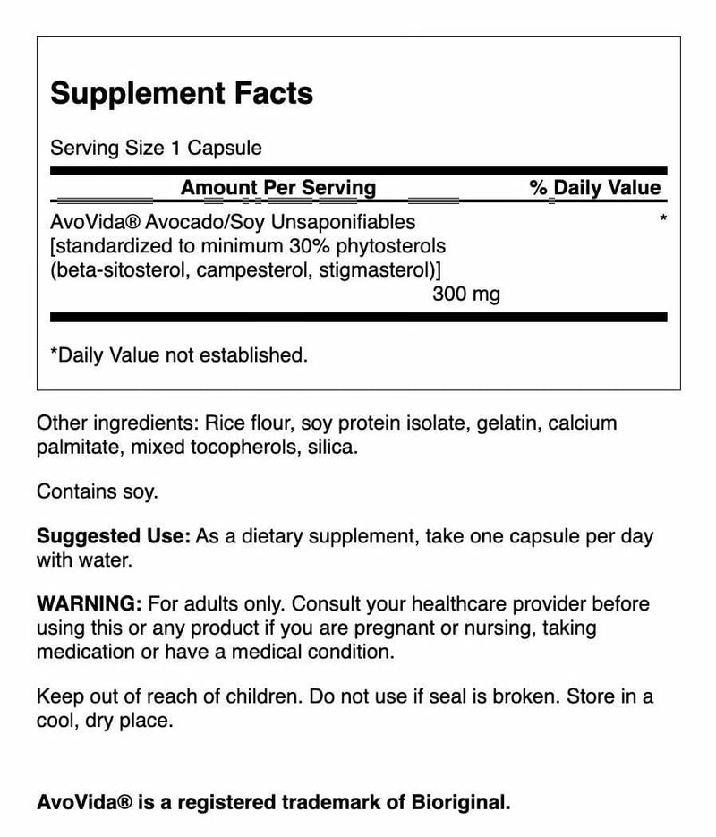 Swanson AvoVida Joint Health Supplement, 300 mg, 60 Capsules, 2 Pack | Supports Joint Tissues, Cartilage, and Mobility Using Natural Ingredients, Promotes Flexibility and Connective Tissue Health 60 Count (Pack of 2)