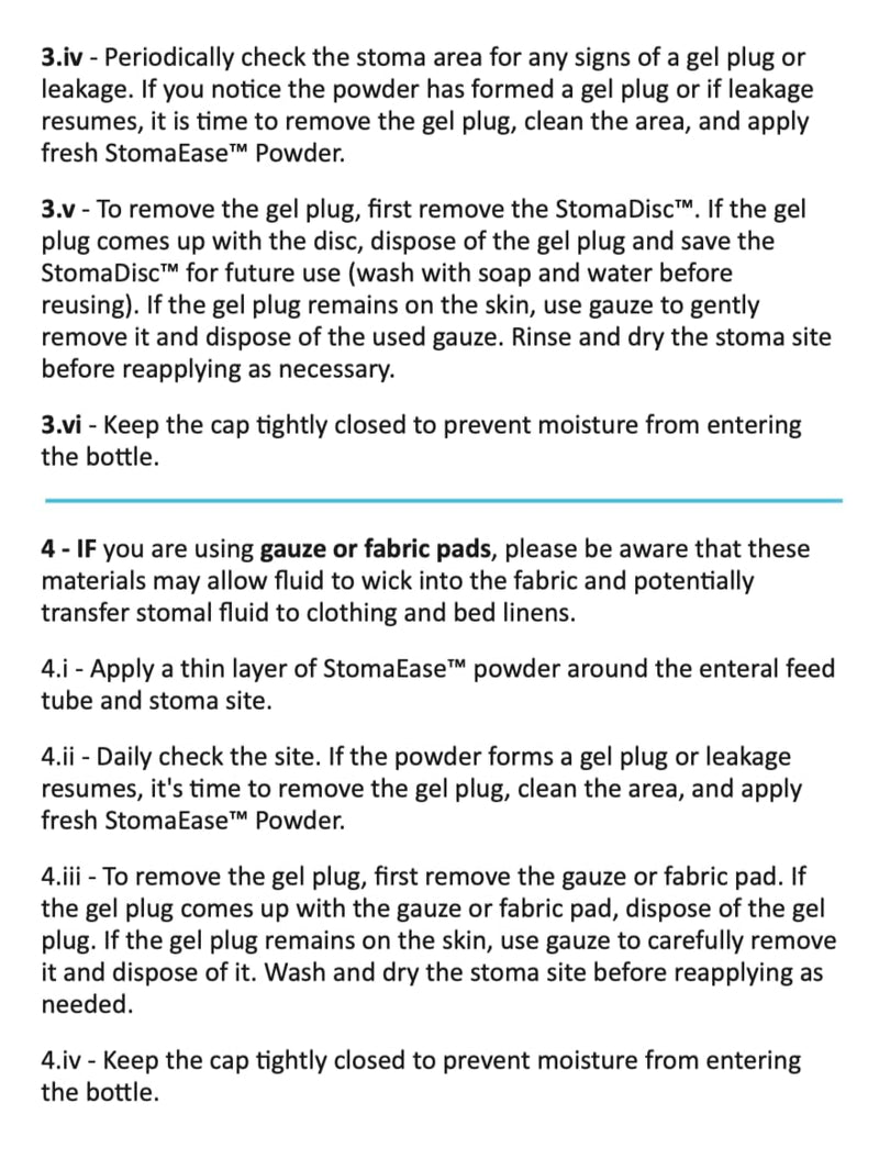 [Australia] - StomaEase Powder, Leakage Relief for Enteral Stomas 