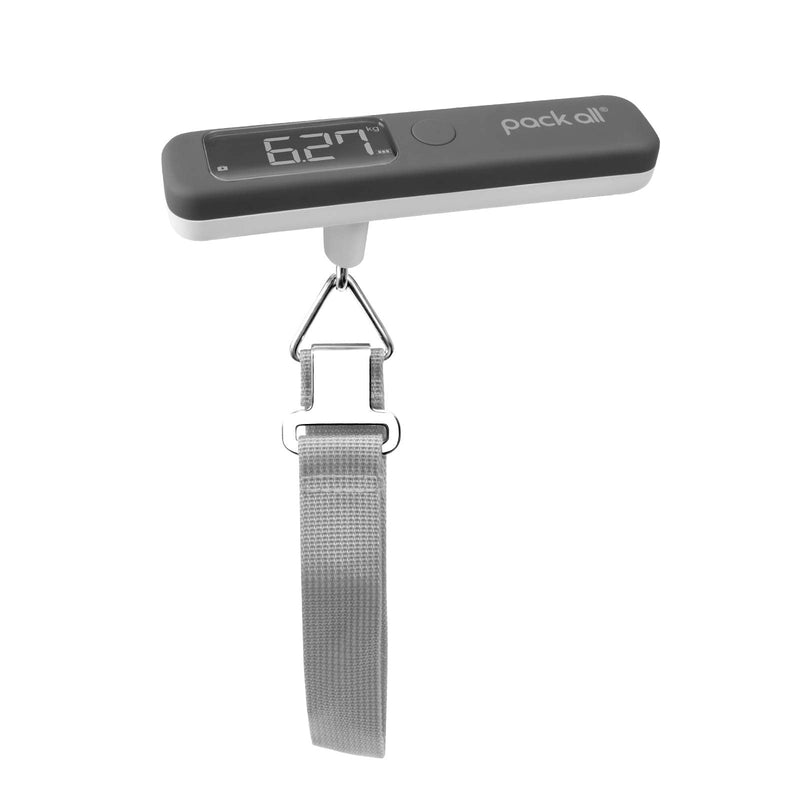 pack all Travel Accessories Bundle | 110 Lbs Luggage Scale(Grey) & TSA Luggage Locks(4 Pack)