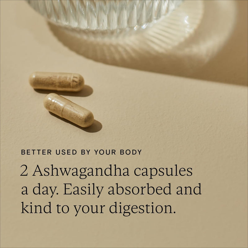 WILD NUTRITION Food-Grown Ashwagandha KSM 66 Plus | Ethically Sourced Ashwagandha Capsules to Support Mind and Body | Tablets to Support Stress and Anxiety | 60 Capsules New formula 60 count (Pack of 1)