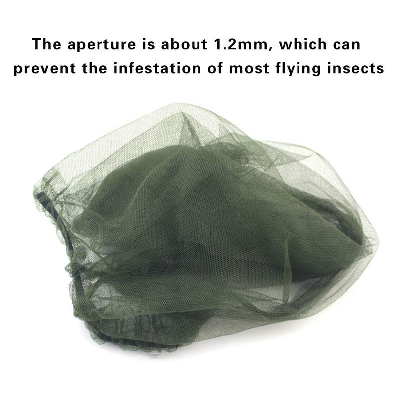 [Australia] - 6Pcs Premium Head Net Face Mesh with Extra Fine Holes, Mosquito Hat Mask Head Cover for Camping Hiking Fishing Protecting from Insect Bug Bee Mosquito Gnats 6pcs 