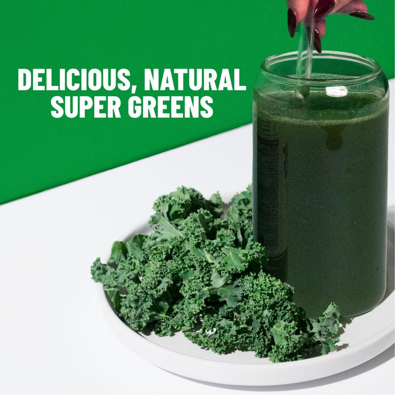 EHP Labs OxyGreens Super Greens Powder with Spirulina & Chlorella, Prebiotic Fiber, Probiotics & Digestive Enzymes – Antioxidant Green Superfood Supplement - 15 Servings - Pineapple 15 Serves