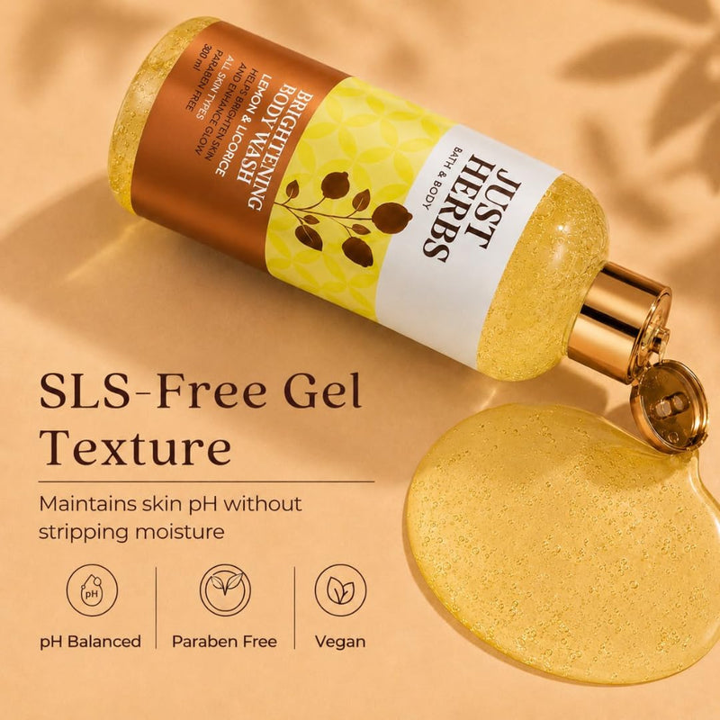 Just Herbs Lime and Liquorice Vitamin C Brightening Body Wash