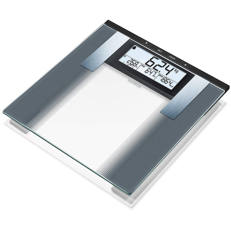 [Australia] - Sanitas SBG 21 diagnostic scales, for measuring weight, body fat, body water and muscle percentage, bone mass, calorie requirement 1 - pack 