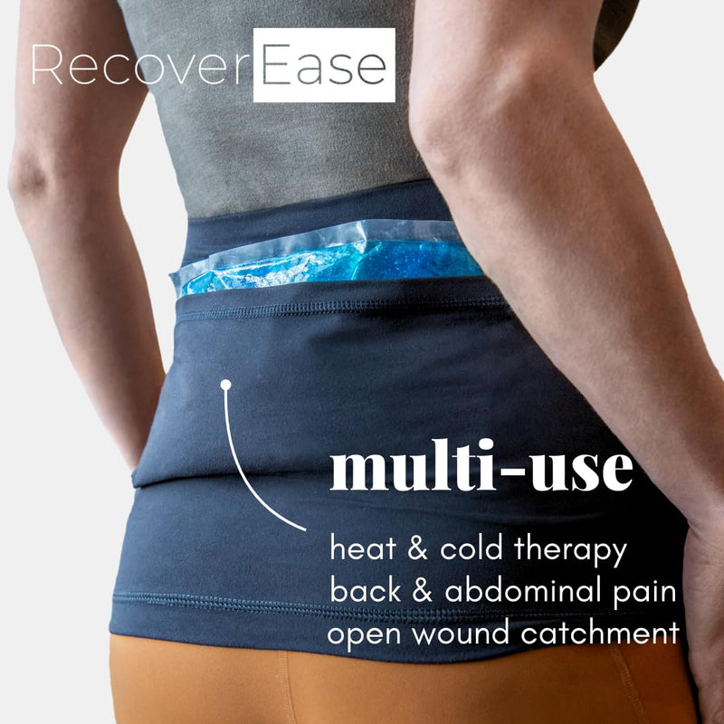 [Australia] - Mastectomy Drain Pouch for Breast Cancer Treatment & Recovery Supplies - Essential Post Surgery Must Haves & Recovery Gift - Comfortable Drain Holder Belt Medium 