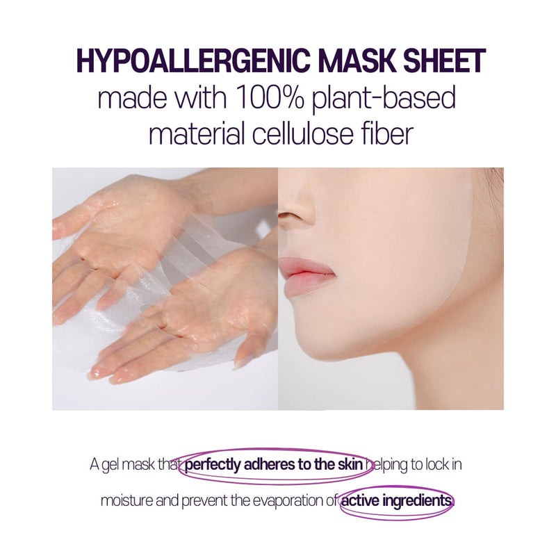BOM COSMETICS Honey & Milk Vitamin Mask 10ea 0.84 oz Deep Hydration, Sensitive Skin Friendly Hypoallergenic Sheet Mask With Honey & Milk Extract & 13 Vitamins, Korean Skincare Face Mask
