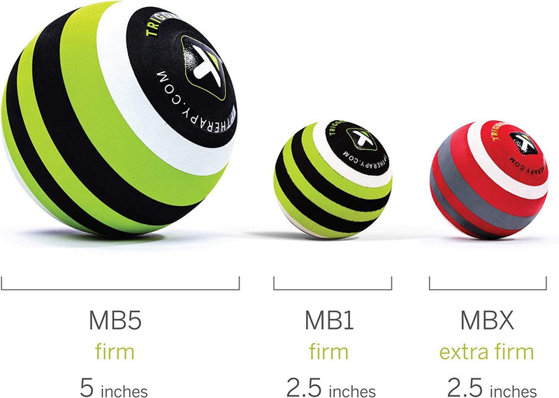 TRIGGERPOINT Foam Massage Ball - Deep Tissue Relief for Muscle and Joint Pain - Mimics Therapist's Hands - Targets Small Muscle Tightness - Lightweight & Easy to Clean MB5