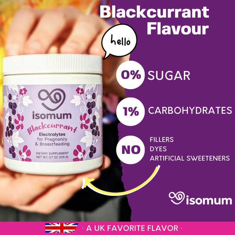 Electrolyte Powder for Pregnancy & Breastfeeding | Zero Sugar- Hydration & Energy Supplement with Essential Vitamins & Minerals | Prenatal & Postnatal | Safe for Nursing Mums - 30 Servings