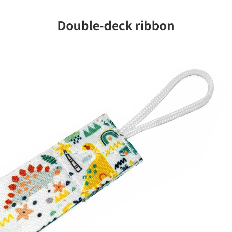 [Australia] - PandaEar Baby Pacifier Clips, 6 Pack Universal Holder Leash for Boys and Girls, Teething Toys Teethers 