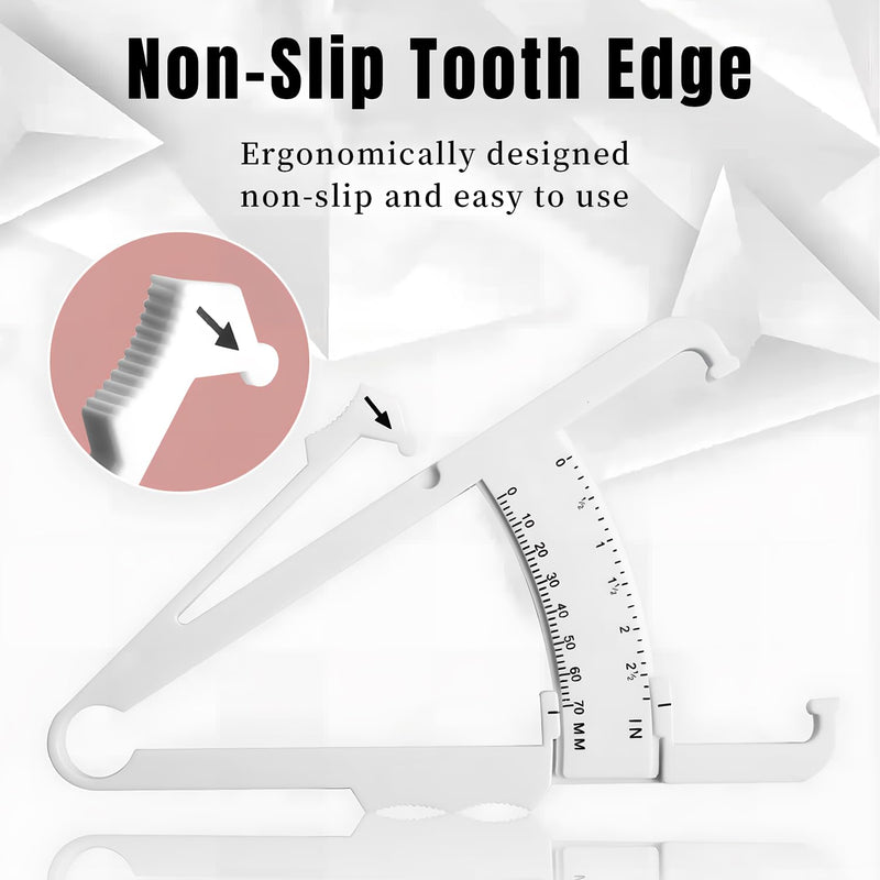[Australia] - Body Fat Measurement Device,Body Fat Caliper with Body Fat Percentage Measure Chart 