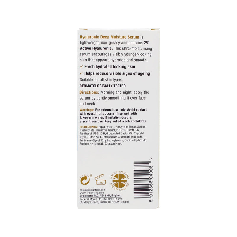 [Australia] - Balance Active Formula Hyaluronic Deep Moisture Serum - 2% hyaluronic acid for intensive moisturization, smoothing of fine lines, light & non-sticky, for radiant skin 1 