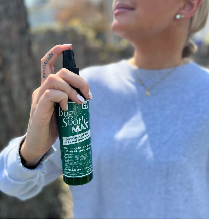 [Australia] - Bug Soother MAX - Extra Strength Natural Gnat, Tick, and Mosquito Repellent, 2 Pack 8 fl oz w/Free 1 oz. DEET-Free Bug Spray Deterrent - Safe for Adults & Environment - Made in USA 8 Fl Oz (Pack of 2) 