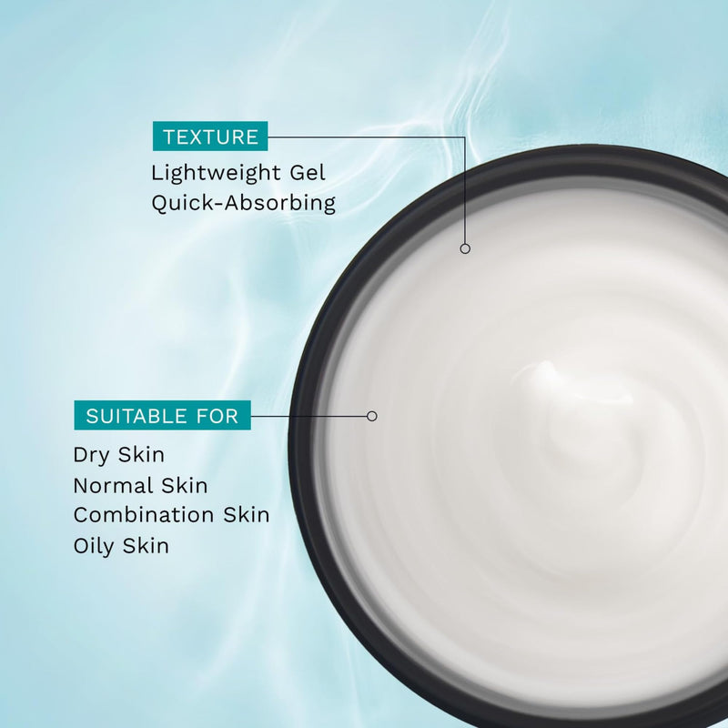 Pilgrim Squalane Glow Face Moisturizer with Vitamin C & Niacinamide | Lightweight Hydrating Daily Face Cream for Radiant Skin | For All Skin Types | 1.76 Oz (50g)