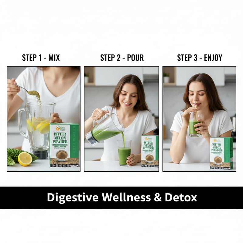 [Australia] - Bitter Melon Powder (Karela, Momordica Charantia), 100% Natural, Non-GMO, Gluten-Free, Supports Healthy Lifestyle & Wellness, 5.3 oz / 150 gm Karela / Bitter Melon / Momordica Charantia Powder 