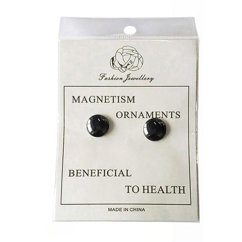 2 Pairs Weight Loss Earrings Healthy Stimulating Acupoints Stud Magnetic Therapy