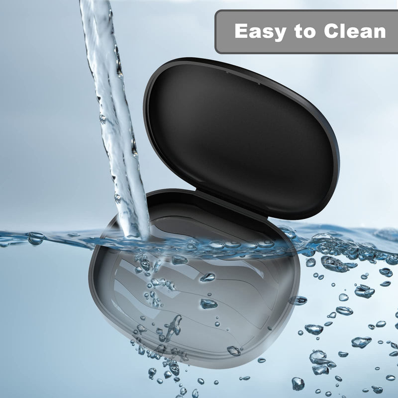 [Australia] - 2PCS Retainer Case Denture Case: BVN Orthodontic Dental Case, Slim Braces Case, Mouth Guard Case, Denture Box, Teeth Aligner Case, Night Guard Case Container Storage Holder Black. TWO 
