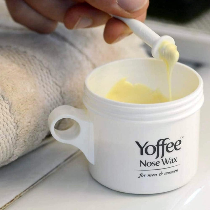 [Australia] - Original Yoffee Nose Wax Kit Men & Women - Natural Bio-Beeswax & Aloe Vera Made Nose Waxing Kit for Men - Nose Hair Wax - Nostril Waxing kit - 10 Reusable Nose Wax Sticks - Easy, Quick & Painless 