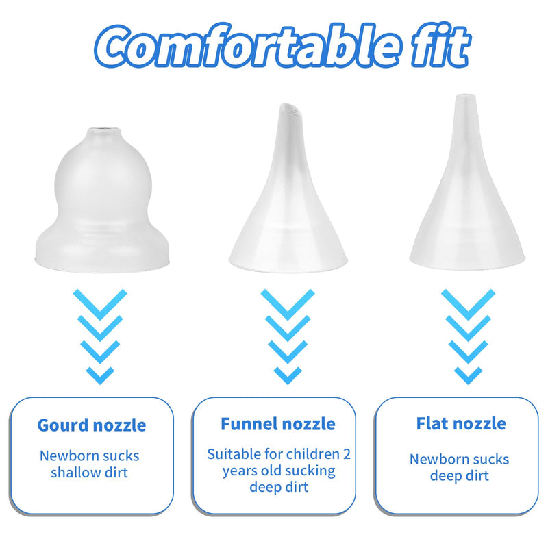[Australia] - 3 Pcs Nasal Aspirator Replacement Tips, Silicone Replacement Parts for Baby & Toddlers Compatible with GROWNSY Watolt LittleTora HEYVALUE Cocobela HailiCare KIDIRA TEQIN X-Bosak 3 