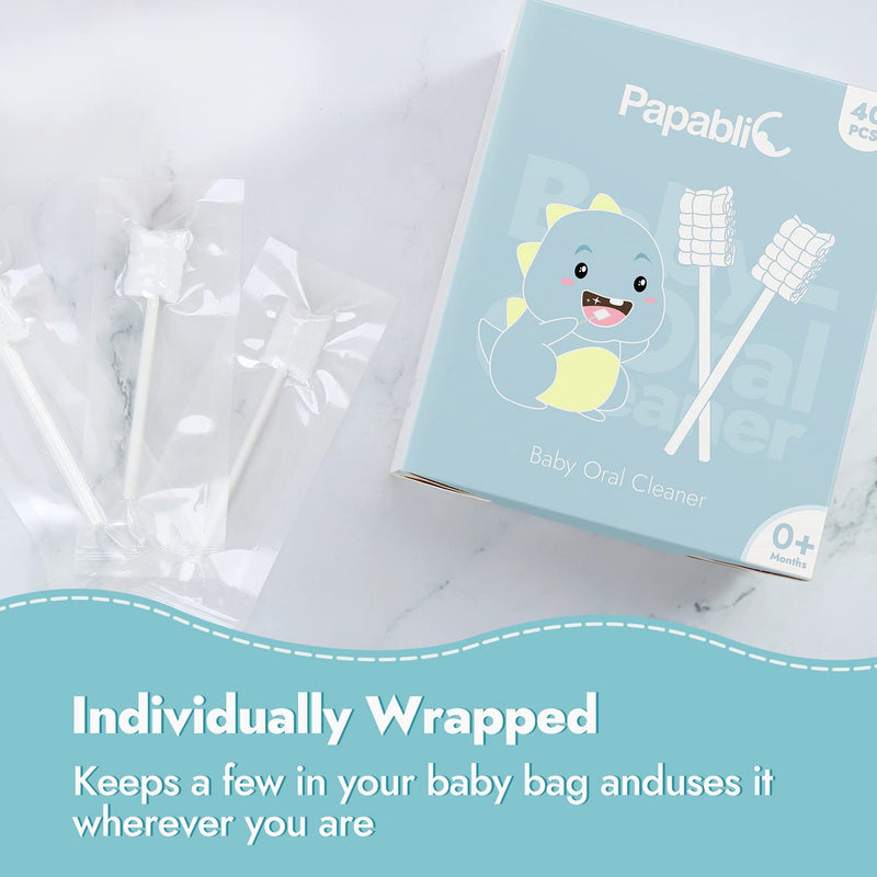 Papablic Baby Tongue Cleaner and Alcohol Test Strips for Breastmilk