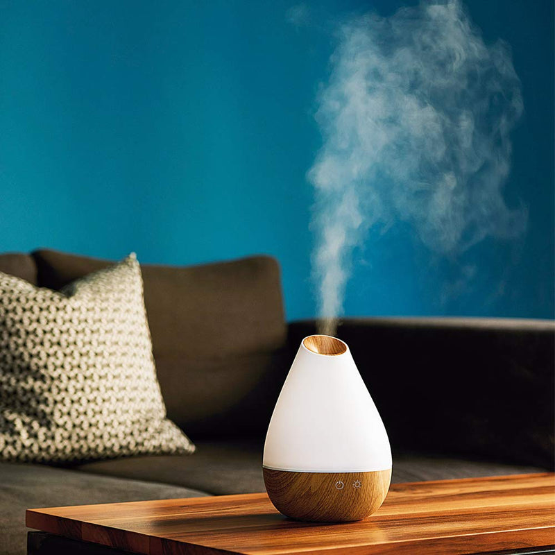 [Australia] - Promed Al-1300 Ws Aroma Diffuser 1300 ml, Ultrasonic Humidifier 1.3 Liters, Humidifier, Room Humidifier, Electric Fragrance Lamp Wooden Design with 7 Colors LED Light, Aroma Diffuser, Aromatherapy 