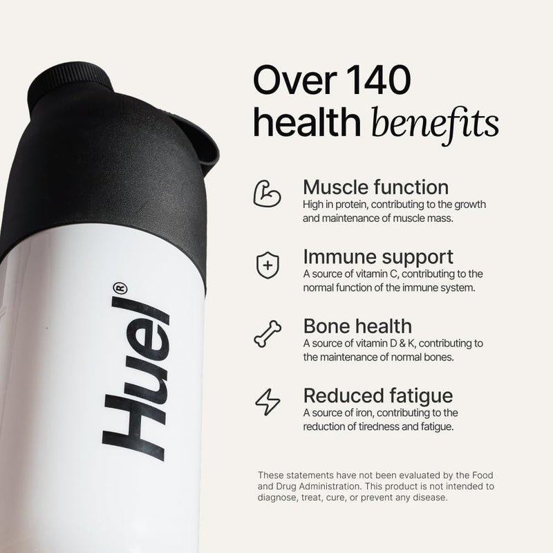 Huel Vegan Protein Powder | Strawberry | Complete Nutrition | 20g Protein | 26 Servings | 100% Plant-Based | 27 Vitamins & Minerals, Gluten Free, Non-GMO, Lactose Free 26.6 Ounce (Pack of 1)