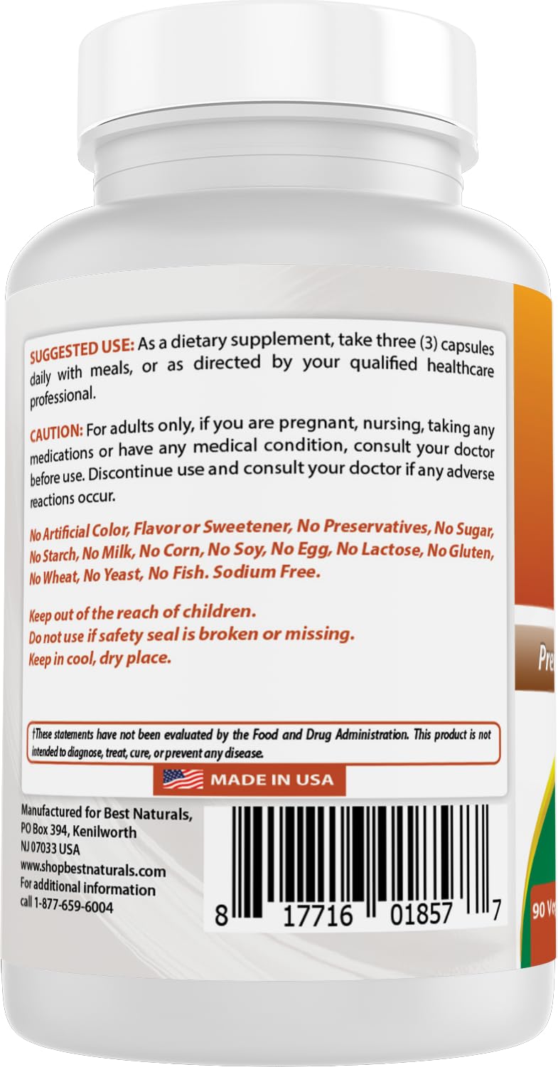 Best Naturals Uric Acid Cleanse Vitamins for Men and Women - 90 Veggie Capsules (90 Count (Pack of 1))