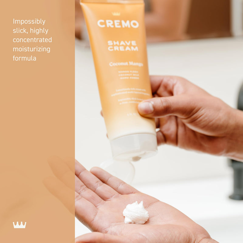 [Australia] - Cremo Cremo Coconut Mango Moisturizing Shave Cream, Astonishingly Superior Ultra-Slick Shaving Cream for Women Fights Nicks, Cuts and Razor Burn, 6 Fl Oz 