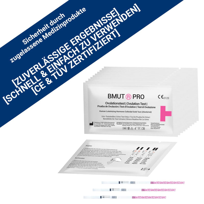 [Australia] - 50x ovulation test LH test 25miu/ml - optimal limit/sensitivity - ovulation test strips - test strips for urine 50 