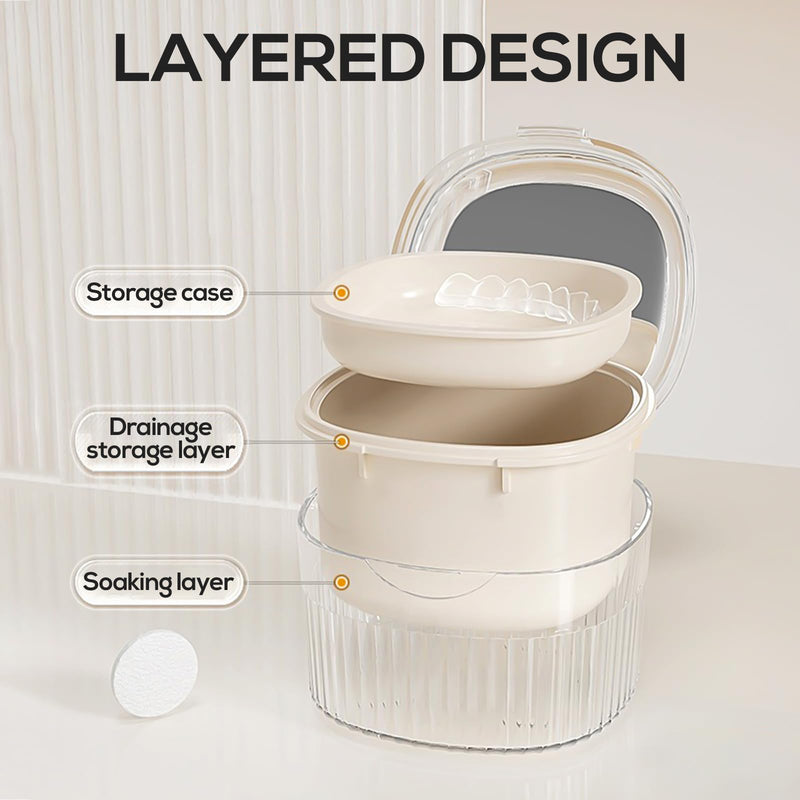 [Australia] - Denture Bath Case and Retainer Case 