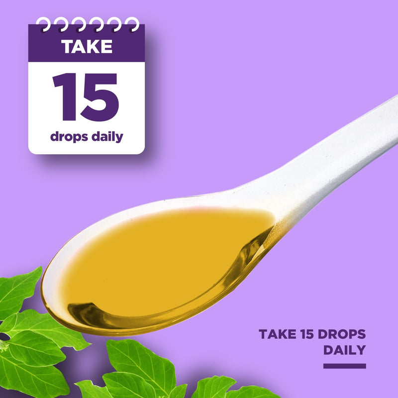 [Australia] - Organic Ashwagandha Liquid Drops for Adults - Potent Liquid Ashwagandha Root Extract for Energy and Mood Support - Liquid Ashwagandha Tincture Vegan - Non-GMO Gluten & Alcohol-Free (60 Servings) 60 Servings 
