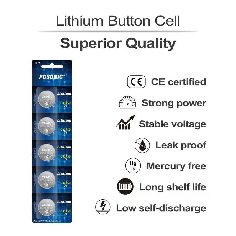 [Australia] - 20 Pack CR2450 3V Lithium Coin Battery 