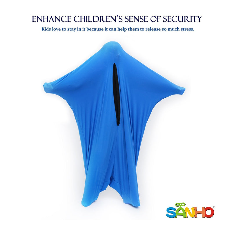 [Australia] - SANHO Yopo Dynamic Movement Sensory Sox, Medium,6-9 years old, 47''HX27''W,Good for Height:41"-51",Updated Version,Blue 