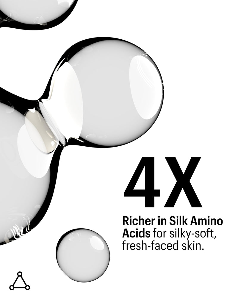 Allies of Skin Hydrating Silk Amino Face Cleanser, 3.4 Fl Oz | Gently Cleanses Without Stripping, Softens And Brightens Dry Skin Types With Vitamin C, Astaxanthin, And Moringa Oil 3.4 Fl Oz (Pack of 1)