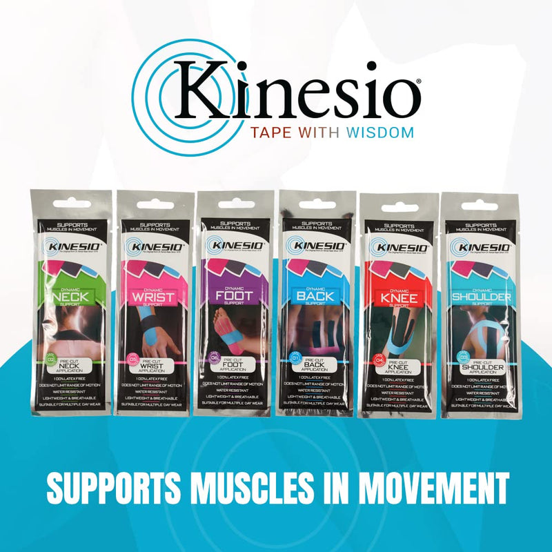 [Australia] - Kinesio Tape - Pre-Cut Wrist Support - Optimized Athletic Tape Strips 