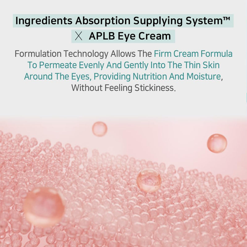 APLB Glutathione Niacinamide Eye Cream | LIPO GLUTA NIAC CEN™ 27.4% 0.68 FL.OZ/Korean Skincare, Eye cream for dark circles and puffiness, Improve elasticity & provide moisture around eye region