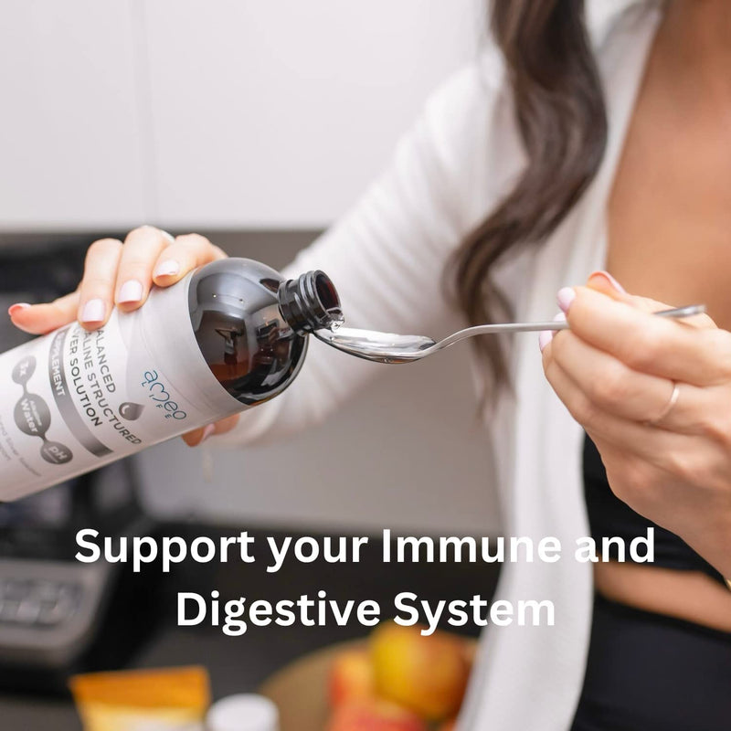 [Australia] - Colloidal Silver Liquid - Structured Silver Water with 30ppm Colloidal Silver pH Balanced for Daily Immune and Gut Support 16 oz 16 Fl Oz (Pack of 1) 