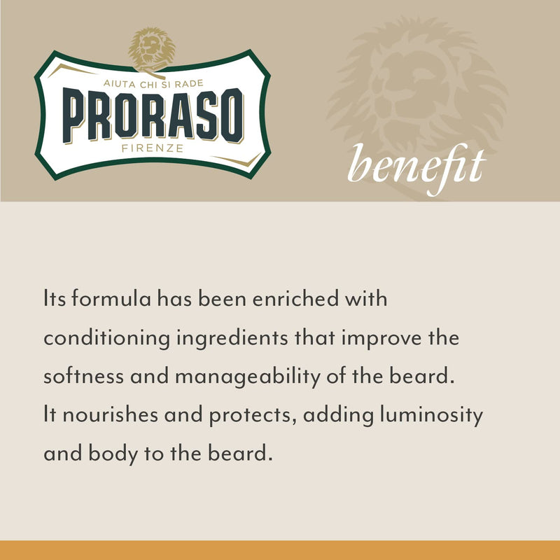 [Australia] - Proraso Beard Balm, Wood and Spice, 2 × 100 ml, scented beard balm protects and nourishes the beard and helps relieve itching and irritation, Made in Italy 