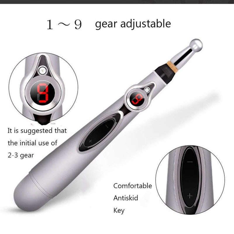 [Australia] - Electronic Acupuncture Pen, 3-in-1 Meridian Energy Pen for Pain Relief, Pain Relief Therapy, Electric Meridians Acupuncture Machine 