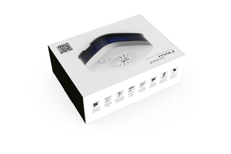 flow-med Dry-Turbo cd 2.1 UV - Hearing Aid Dehumidifier - Also for Rechargeable Hearing Aids - Medical Device - UV LED - Powerful Fan - Dry in 30 min - Automatic Stop - USB-C - German Development
