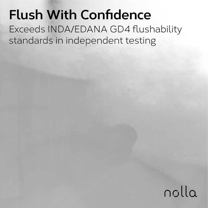 [Australia] - Nolla Flushable Wipes Travel Packs, 100% Plant-Based, Plastic-Free and Biodegradable - Unscented + Soothing Aloe and Vitamin E 120 Count (10 Packs of 12) 12 Count (Pack of 10) 