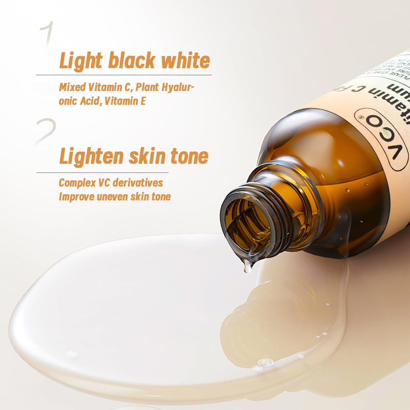 VGO 2 Pack Vitamin C Face Serum 2.02 Fl Oz (Pack of 2)