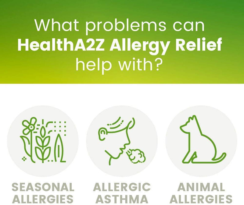 [Australia] - HealthA2Z® Allergy Relief | Cetirizine 10mg | All Day Allergy Relief | Indoor & Outdoor | Relief from Itchy Throat, Sneezing, Runny Noses (300 count (pack of 1)) 300 Count (Pack of 1) 