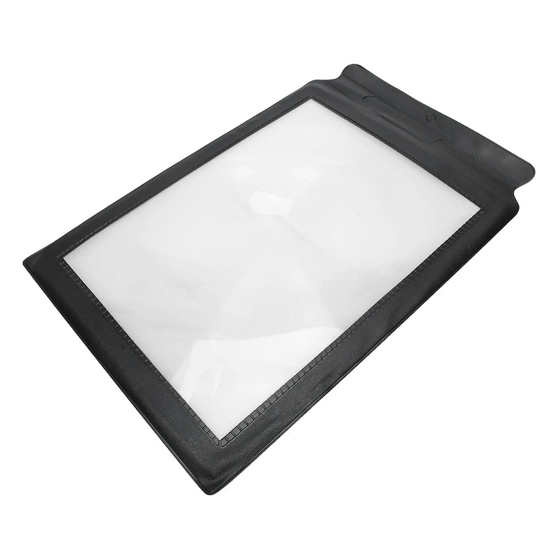 A4 Magnifier Full Page Reading Large Sheet Magnifying Glass Reading Aid for Books Menus Newspapers for Reading Small Fonts, Low Vision Seniors, Macular Degene