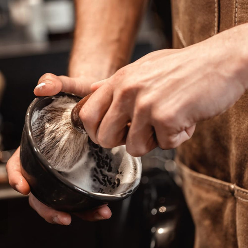 [Australia] - Shaving bowl, shaving bowl, shaving soap dishes, shaving pot, shaving bowl, shaving soap cup, shaving foam cup, soap dish bowl made of stainless steel, for men's wet shaving, for home 