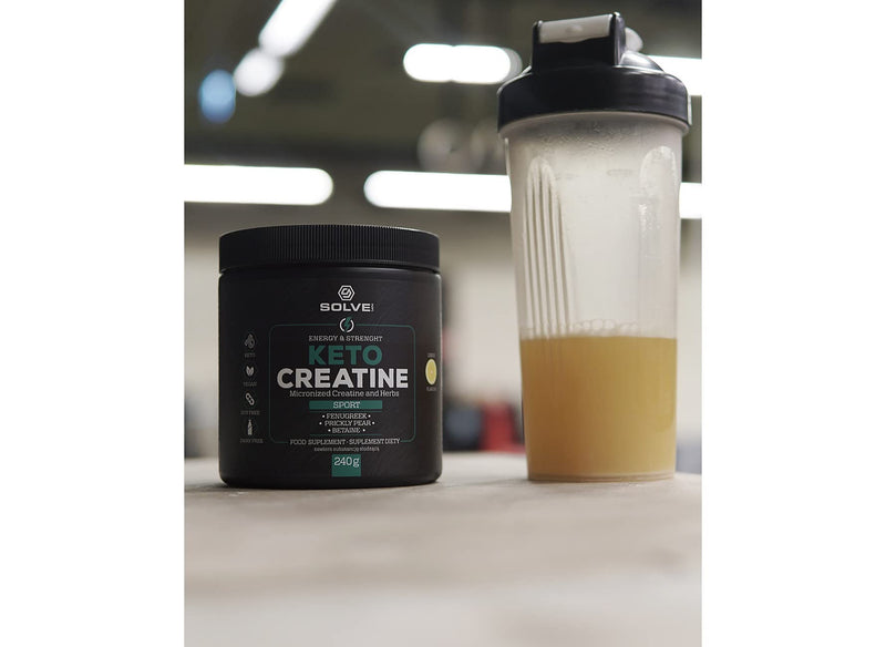 ● Keto Creatine Monohydrate Powder with Plant Extracts ● Micronized Creatine with Betaine, Fenugreek, Opuntia Fig, Ceylon Cinnamon Bark ● Pure Creatine Supplement for Men & Women 240g