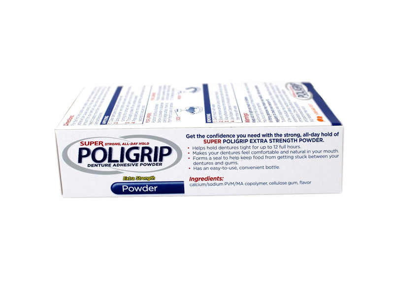 [Australia] - Super Poligrip Denture Adhesive Powder-1.6 oz (Pack of 4) by Super Poli-Grip 
