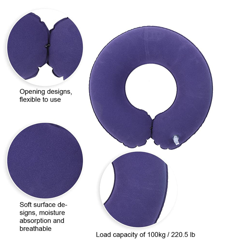 Inflatable Seat Cushions Donut Pillow, Seat Cushion Orthopedic Ring Pillows, Hemorrhoid Treatment Bed Sores Pregnancy Tailbone Pain After, with Inflatable Pump for Office Chair Elderly (R350) R350