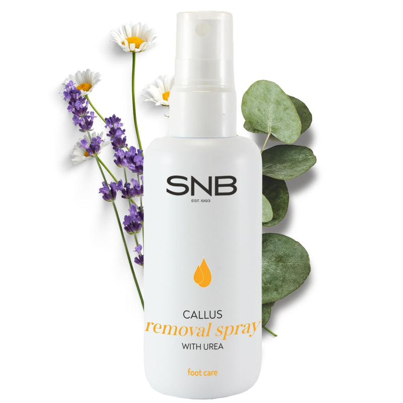 [Australia] - SNB Professional Callus Removal Spray 110ml with urea, lavender oil, glycerin, eucalyptus, chamomile | 91% natural composition | callus remover| Remove calluses from foot | for very dry skin 