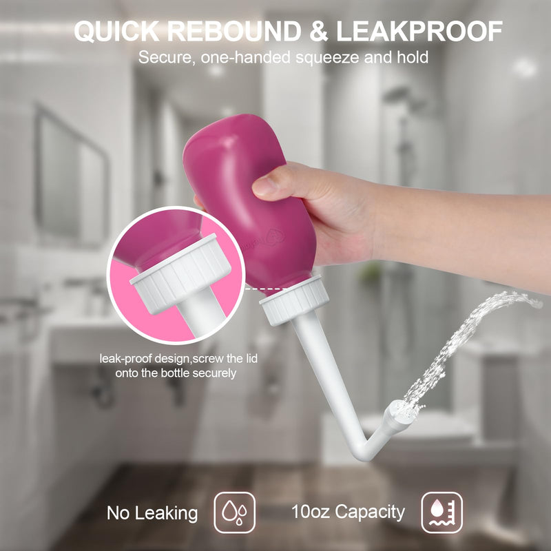 [Australia] - Peri Bottle for Postpartum Care, Perineal Bottle for New Mom Postpartum Essential, 10 Oz Upside Down Peri Bottle for Postpartum Recovery, Portable Bidet for Women 